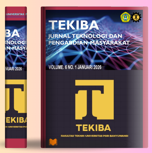 					View Vol. 6 No. 1 (2026): TEKIBA : Jurnal Teknologi dan Pengabdian Masyarakat (Januari)
				