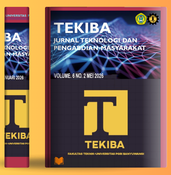 					View Vol. 6 No. 2 (2026): TEKIBA : Jurnal Teknologi dan Pengabdian Masyarakat (Mei)
				